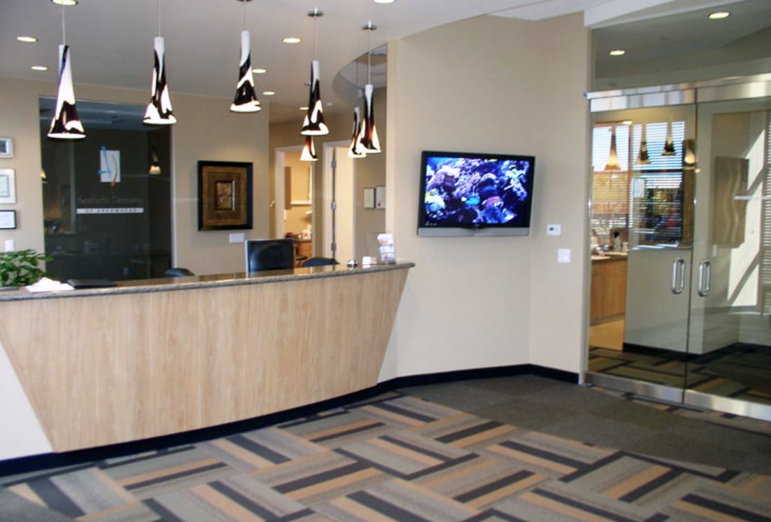 View From The Waiting Area Towards The Front Desk